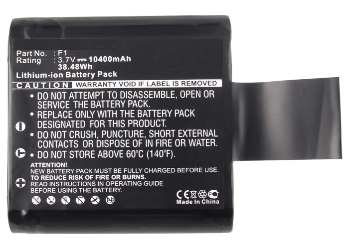 Synergy Digital DAB Digital Battery, Compatible with Pure F1 DAB Digital Battery (Li-ion, 3.7V, 10400mAh)