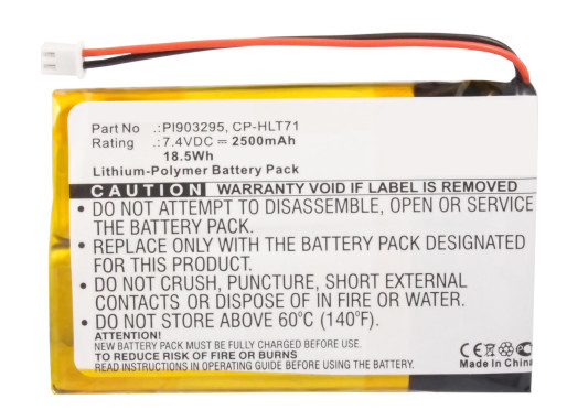 Synergy Digital DVB-T Battery, Compatible with Haier CP-HLT71 DVB-T Battery (Li-Pol, 7.4V, 2500mAh)