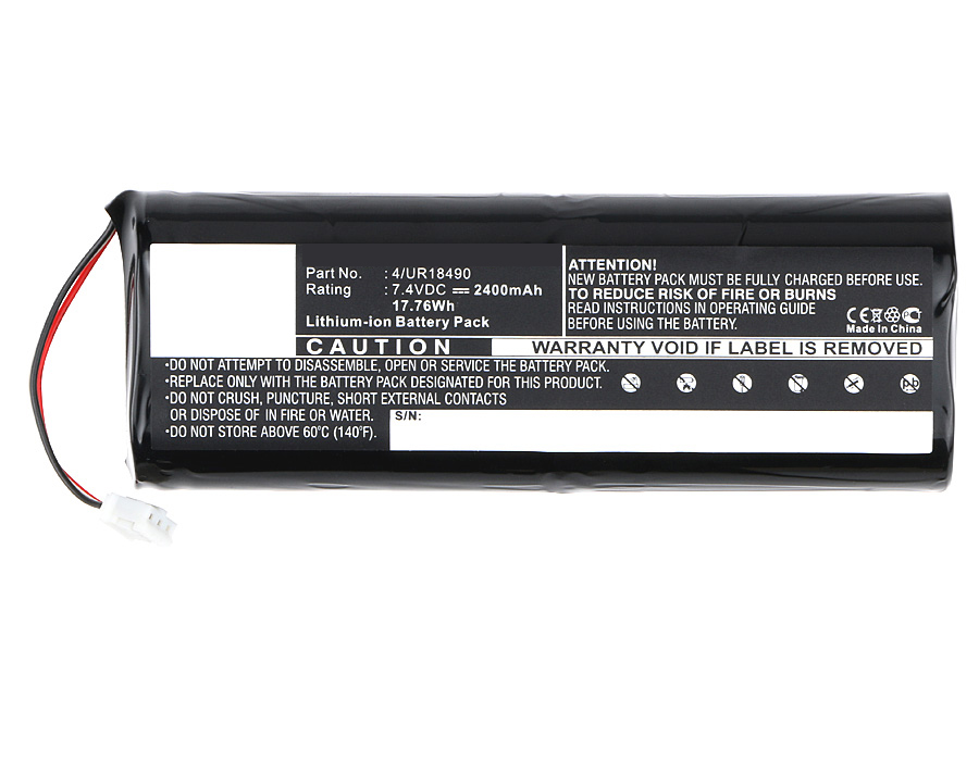 Synergy Digital Battery Compatible With Sony 4/UR18490 Replacement Battery - (Li-Ion, 7.4V, 2400 mAh)