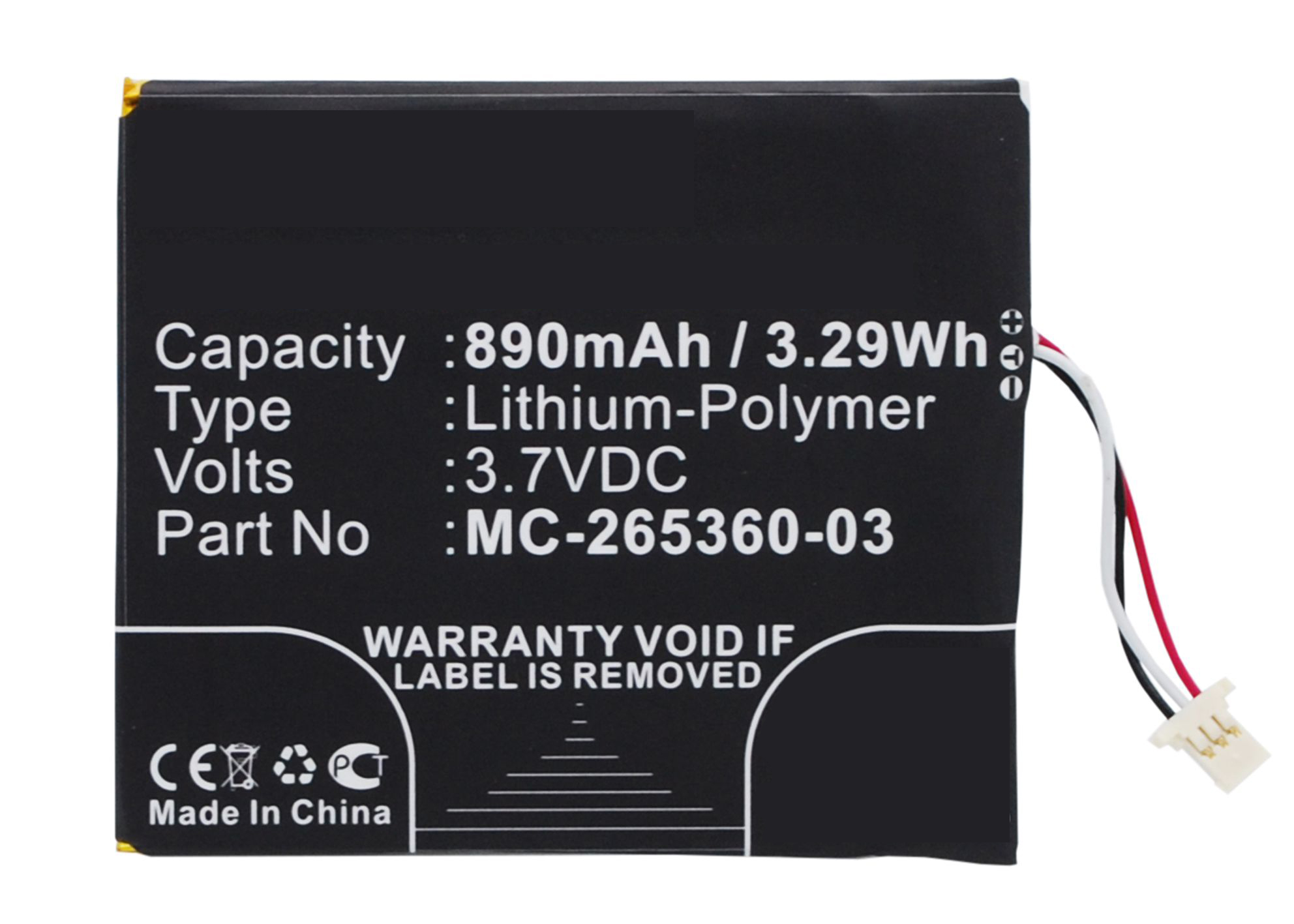 Synergy Digital E Book E Reader Battery, Compatible with Amazon 58-000083 E Book E Reader Battery (Li-Pol, 3.7V, 890mAh)