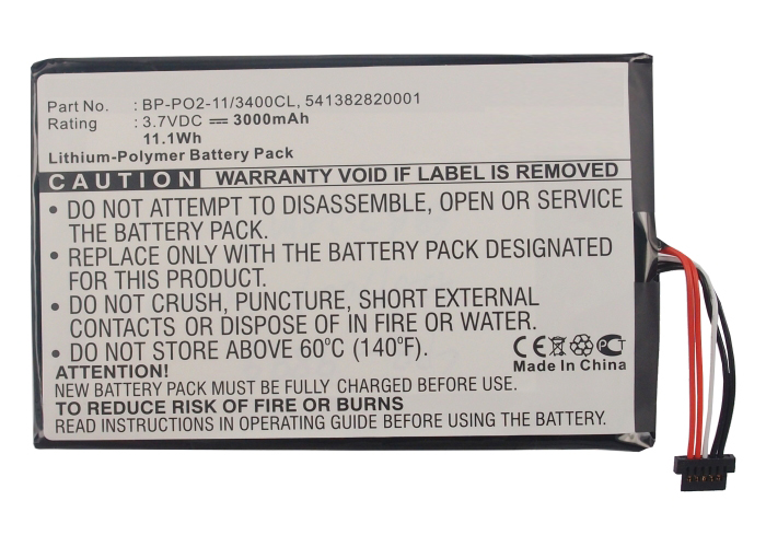 Synergy Digital Battery Compatible With Pandigital 541382820001 Tablet Battery - (Li-Pol, 3.7V, 3000 mAh)