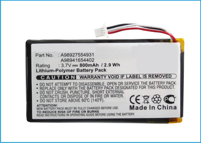 Synergy Digital E Book E Reader Battery, Compatible with Sony A98927554931 E Book E Reader Battery (Li-Pol, 3.7V, 800mAh)