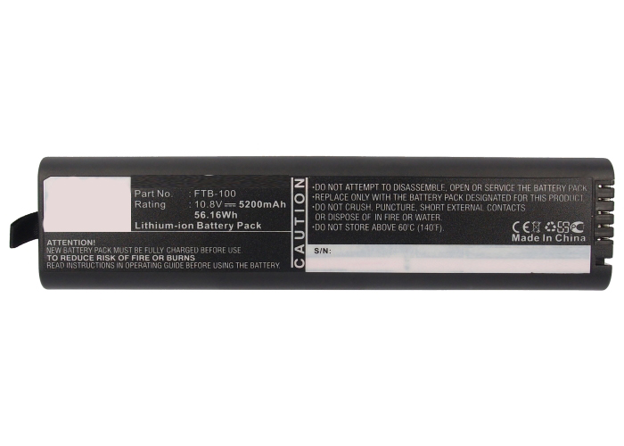 Synergy Digital Battery Compatible With Agilent 9770066 Replacement Battery - (Li-Ion, 10.8V, 5200 mAh)