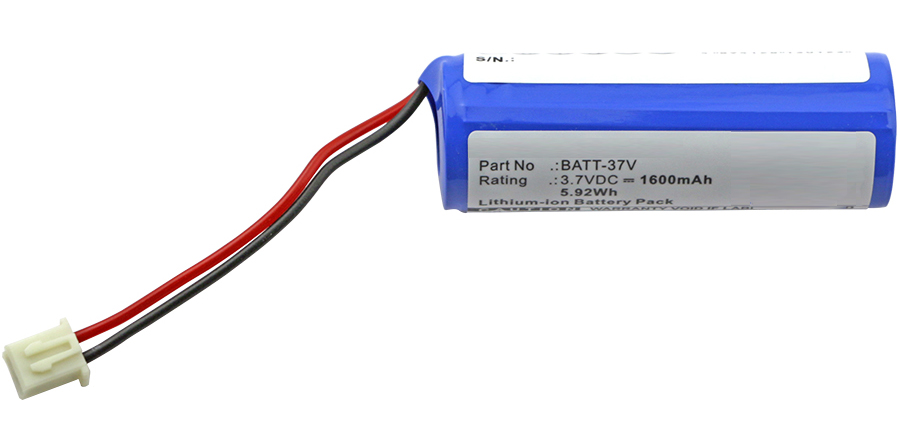 Synergy Digital Battery Compatible With Extech BATT-37V Replacement Battery - (Li-Ion, 3.7V, 1600 mAh)