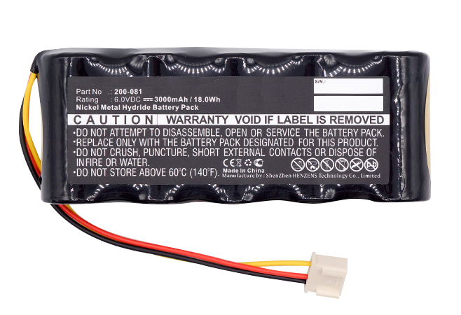 Synergy Digital Battery Compatible With GE 200-081 Replacement Battery - (Ni-MH, 6V, 3000 mAh)