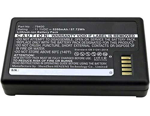 Synergy Digital Equipment Battery, Compatible with Trimble 79400 Equipment Battery (Li-ion, 11.1V, 5200mAh)