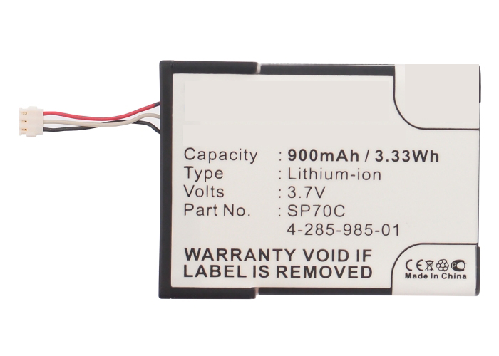 Synergy Digital Game Console Battery, Compatible with Sony SP70C Game Console Battery (Li-ion, 3.7V, 900mAh)