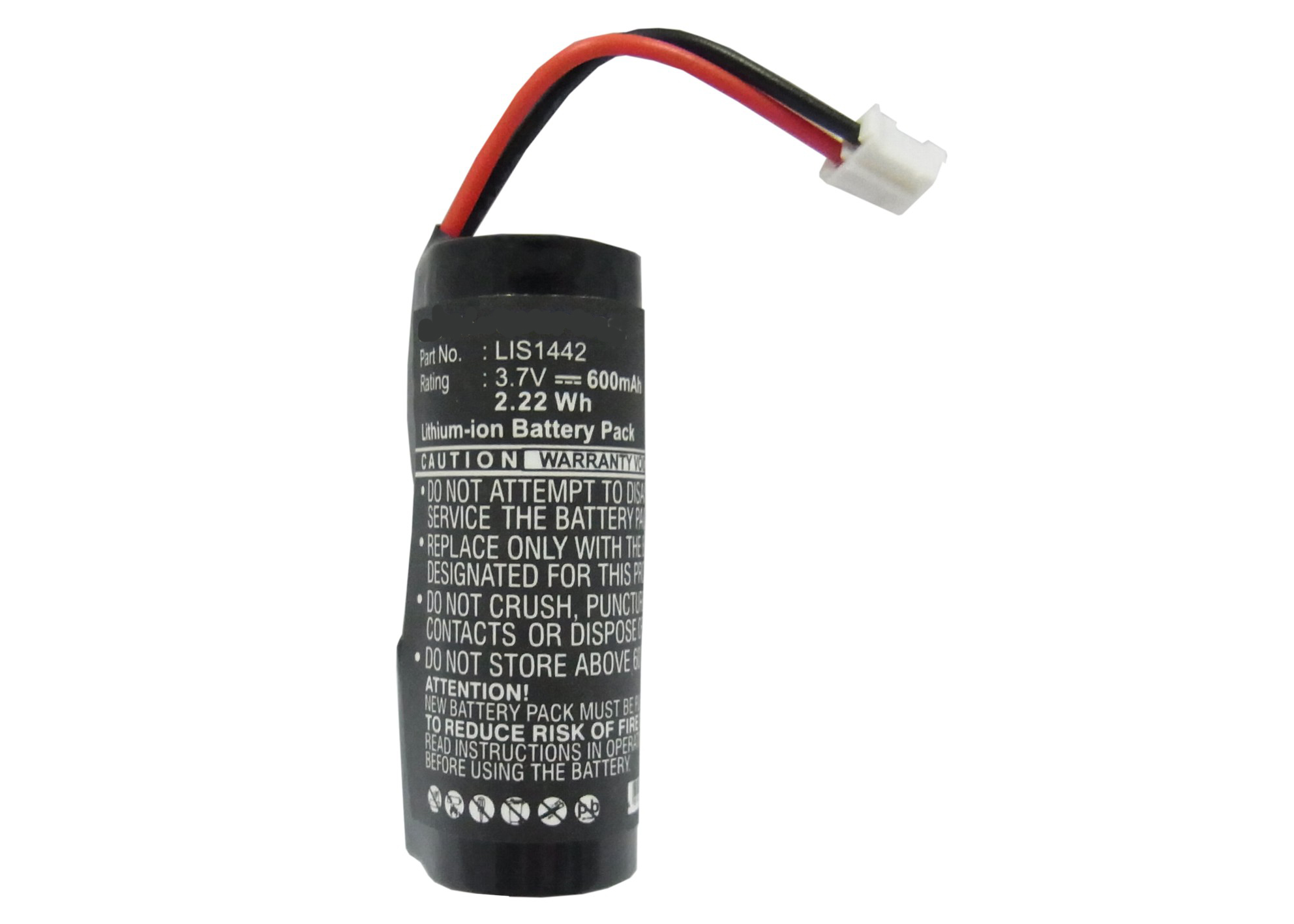 Synergy Digital Game Console Battery, Compatible with Sony LIS1442 Game Console Battery (Li-ion, 3.7V, 600mAh)