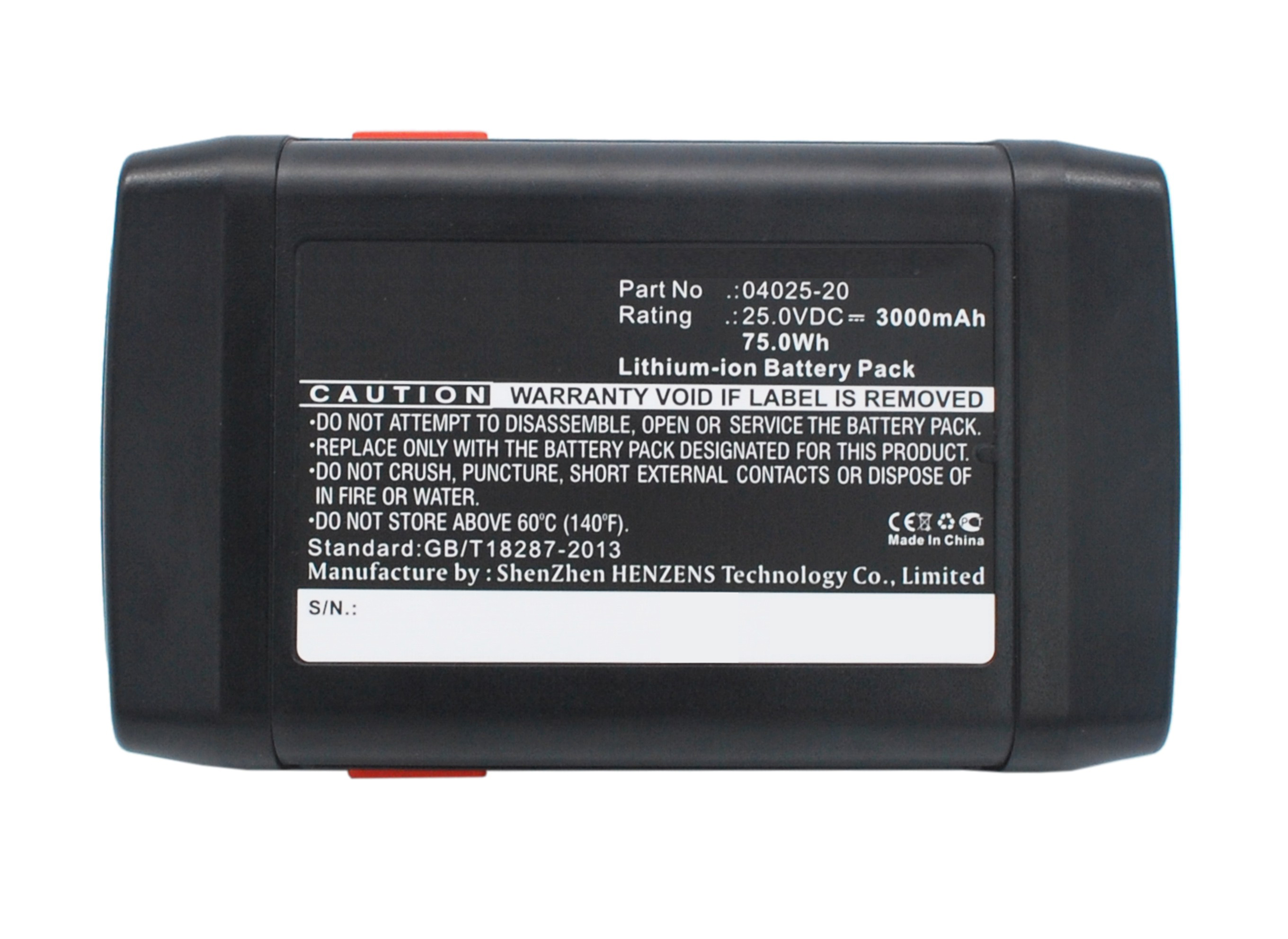 Synergy Digital Lawn Mower Battery, Compatible with Gardena 04025-20 Lawn Mower Battery (Li-ion, 25V, 3000mAh)