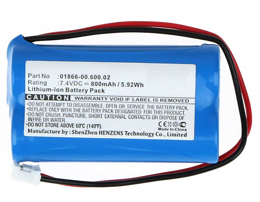 Synergy Digital Battery Compatible With Gardena 01866-00.600.02 Replacement Battery - (Li-Ion, 7.4V, 800 mAh)