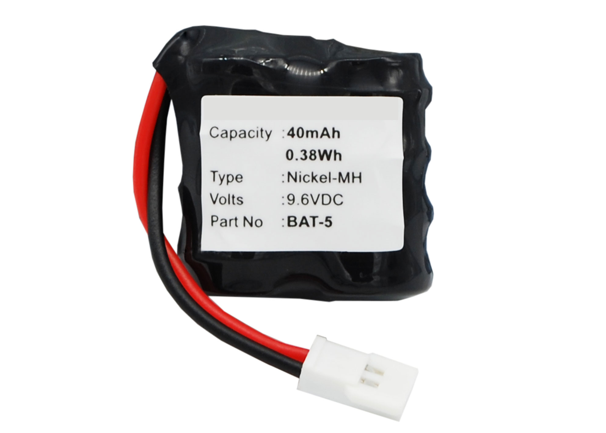 Synergy Digital Alarm System Battery, Compatible with Scorpio BAT-5 Alarm System Battery (Ni-MH, 9.6V, 40mAh)