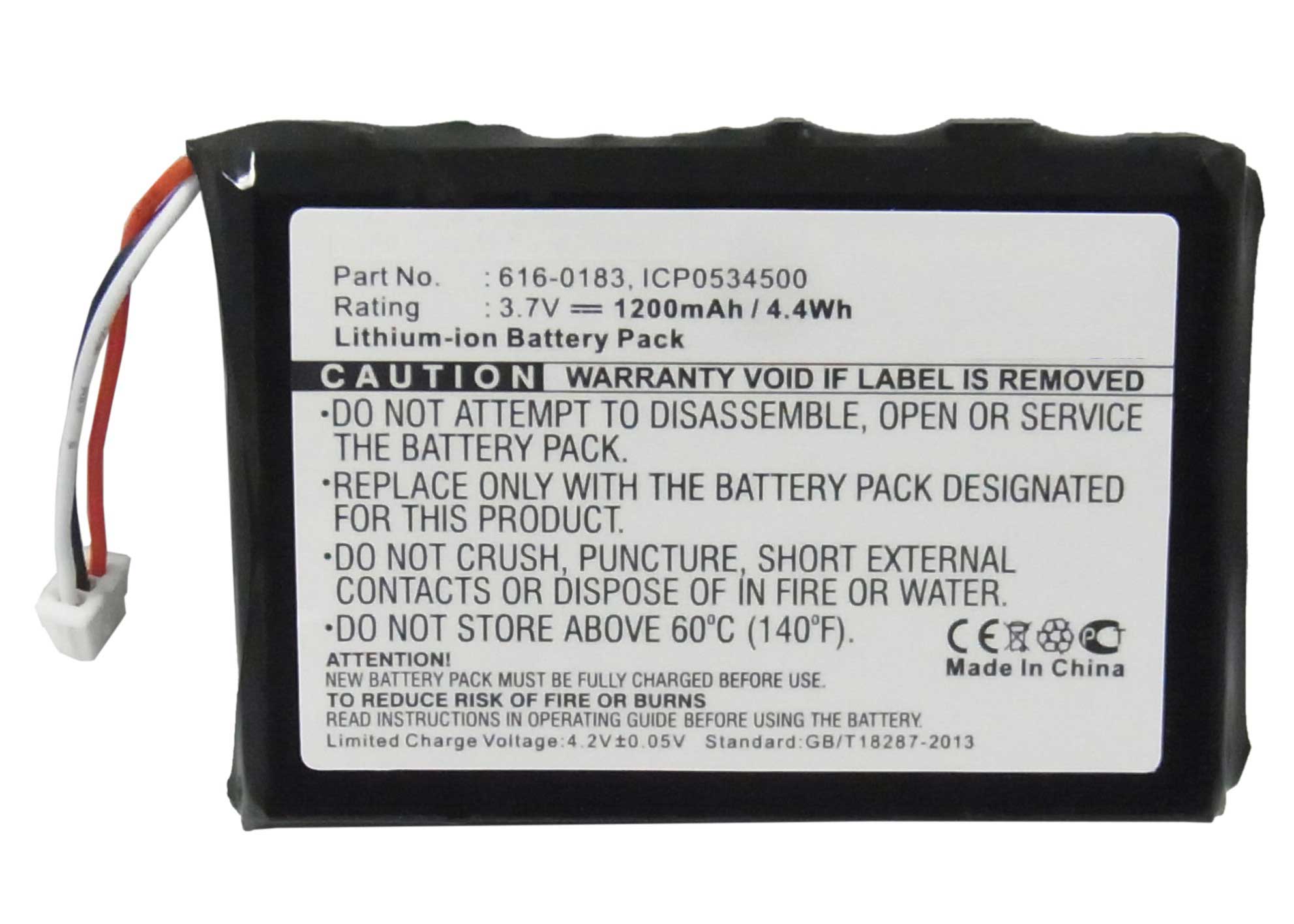 Synergy Digital Battery Compatible With Apple 616-0183 Replacement Battery - (Li-Ion, 3.7V, 1200 mAh)