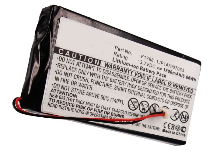 Synergy Digital PDA Battery, Compatible with HP F1798 PDA Battery (Li-ion, 3.7V, 1800mAh)