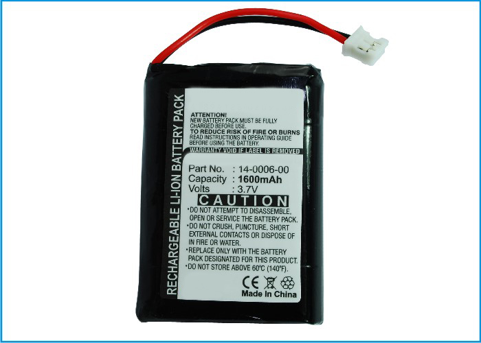 Synergy Digital PDA Battery, Compatible with Palm 14-0006-00 PDA Battery (Li-ion, 3.7V, 1600mAh)