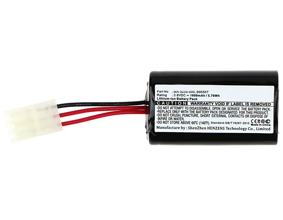 Synergy Digital Battery Compatible With Modicon B9550T Replacement Battery - (Li-Ion, 3.6V, 1600 mAh)