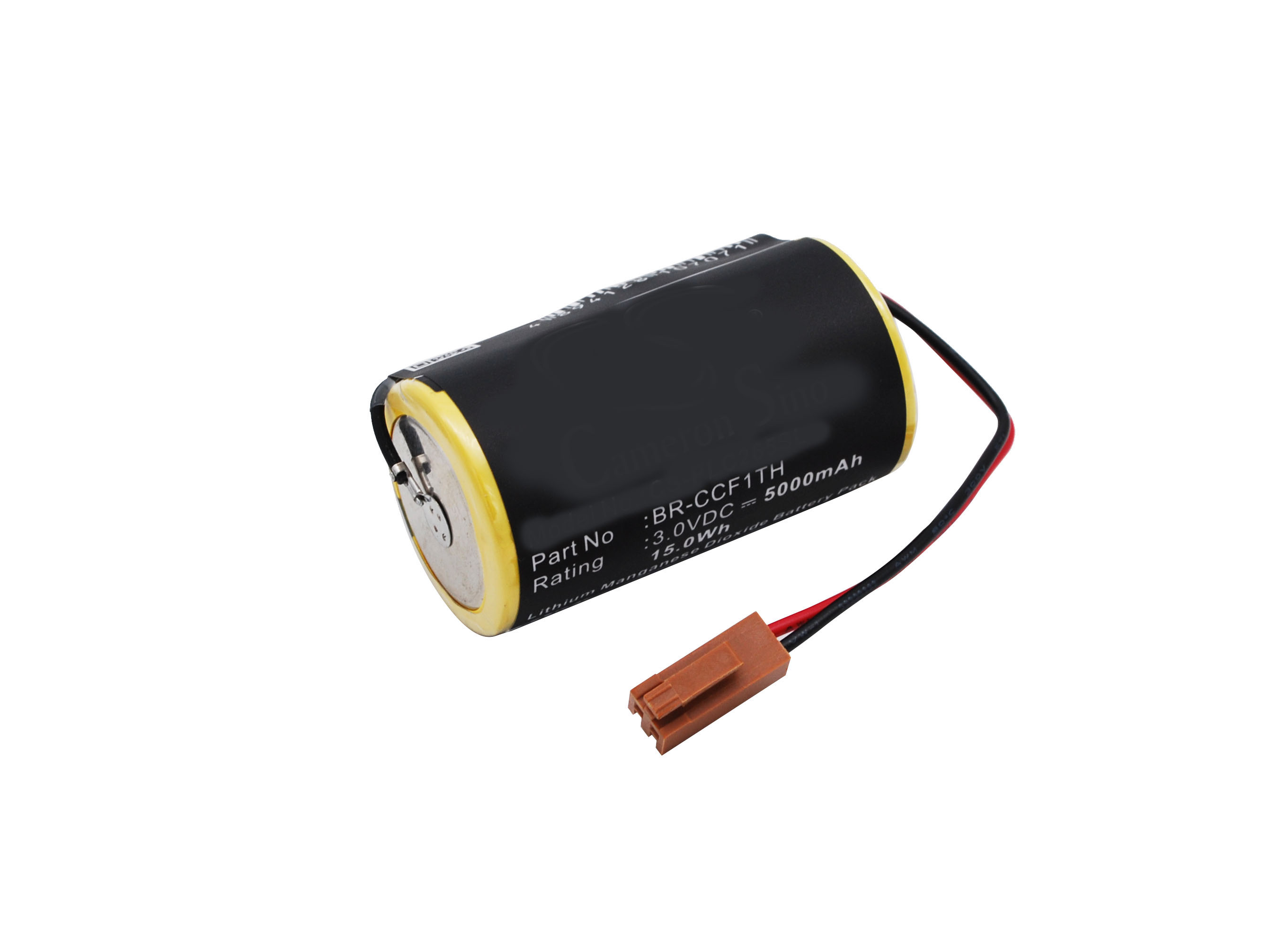 Synergy Digital PLC Battery, Compatible with Panasonic BR26500 PLC Battery (Li-MnO2, 3V, 5000mAh)