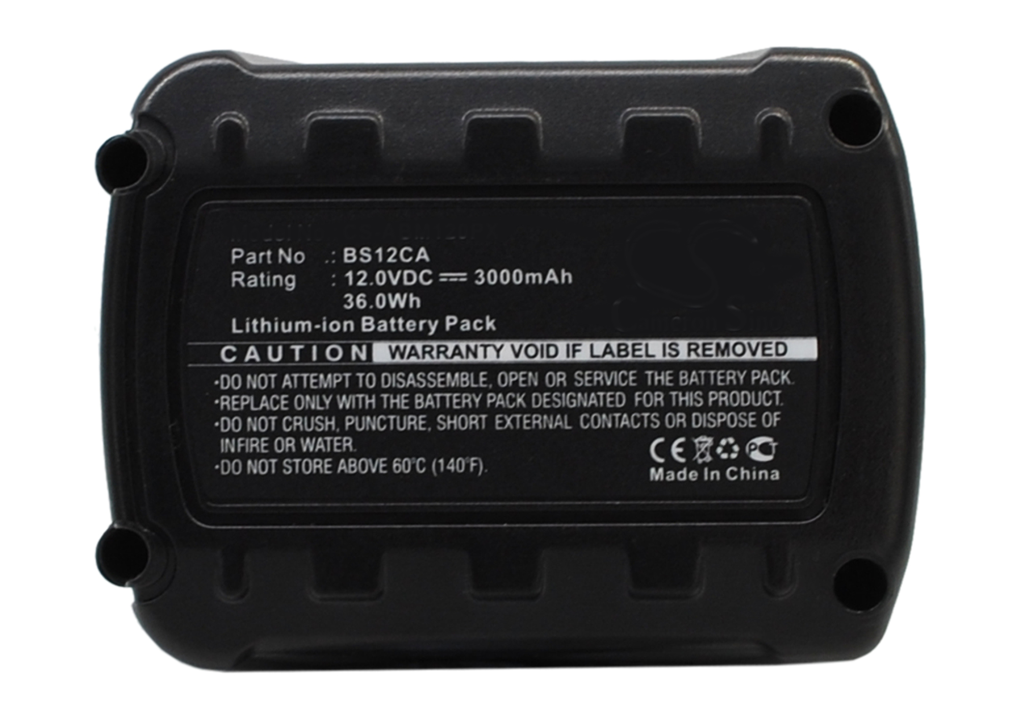 Synergy Digital Battery Compatible With AEG BS12CA Power Tool Battery - (Li-Ion, 12V, 3000 mAh)
