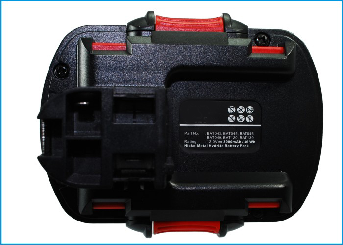 Synergy Digital Battery Compatible With Bosch 2607335249 Power Tool Battery - (Ni-MH, 12V, 3000 mAh)