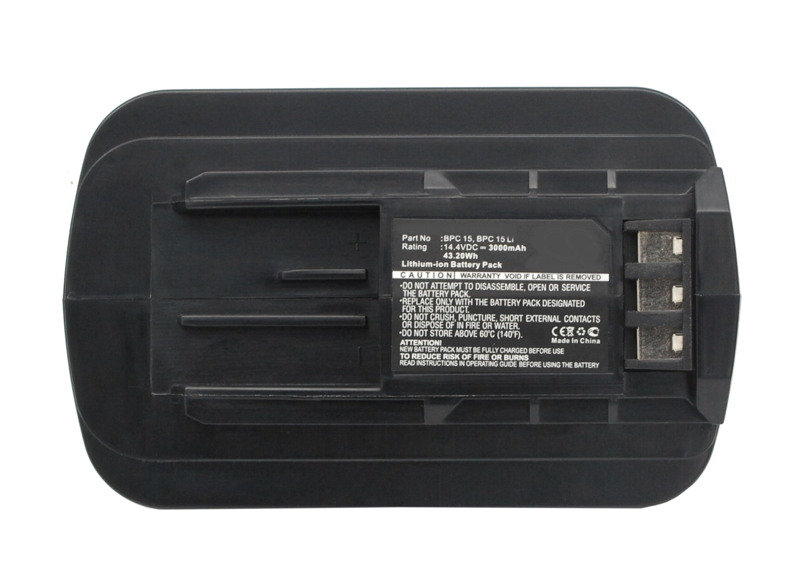Synergy Digital Battery Compatible With Festool 494832 Power Tool Battery - (Li-Ion, 14.4V, 3000 mAh)