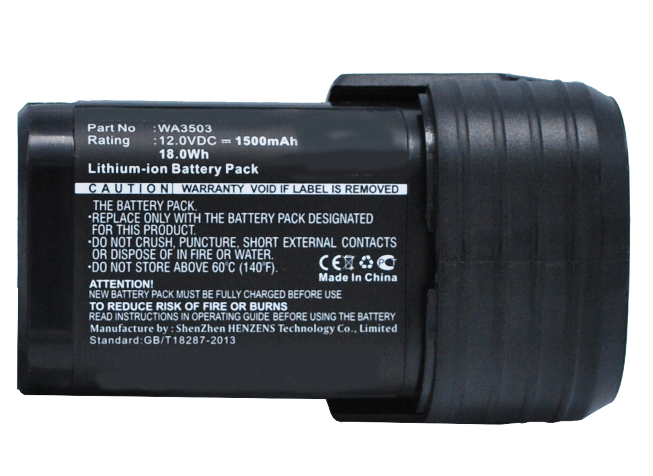 Synergy Digital Battery Compatible With Worx WA3503 Power Tool Battery - (Li-Ion, 12V, 1500 mAh)
