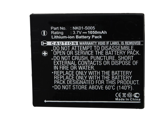 Synergy Digital Battery Compatible With 3M NK01-S005 Replacement Battery - (Li-Ion, 3.7V, 1050 mAh)