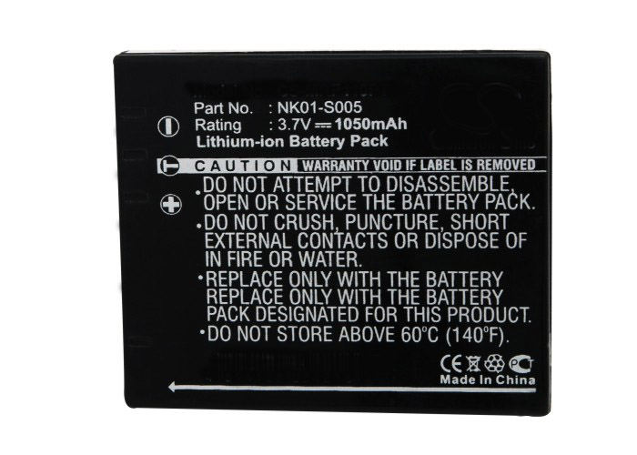 Synergy Digital Projector Battery, Compatible with 3M NK01-S005 Projector Battery (Li-ion, 3.7V, 1050mAh)