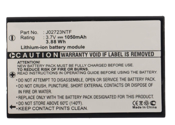 Synergy Digital Battery Compatible With Optoma AP-60 Replacement Battery - (Li-Ion, 3.7V, 1050 mAh)