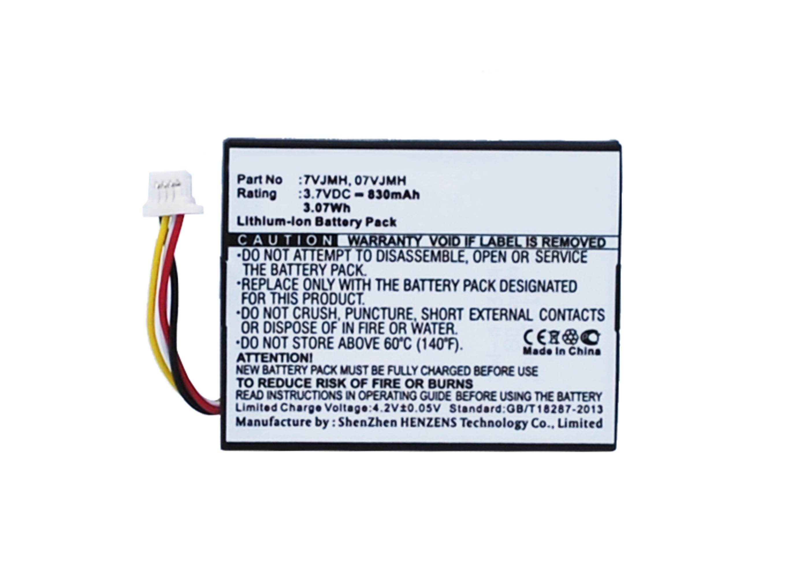 Synergy Digital RAID Controller Battery, Compatible with DELL 070K80 RAID Controller Battery (Li-ion, 3.7V, 830mAh)