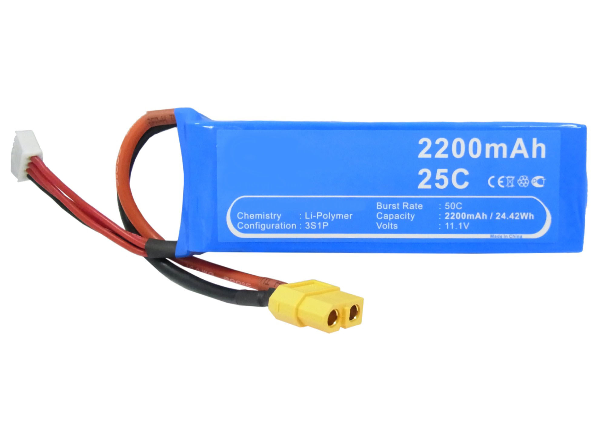 Synergy Digital Drone Battery, Compatible with DJI P1-12 Drone Battery (Li-Pol, 11.1V, 2200mAh)