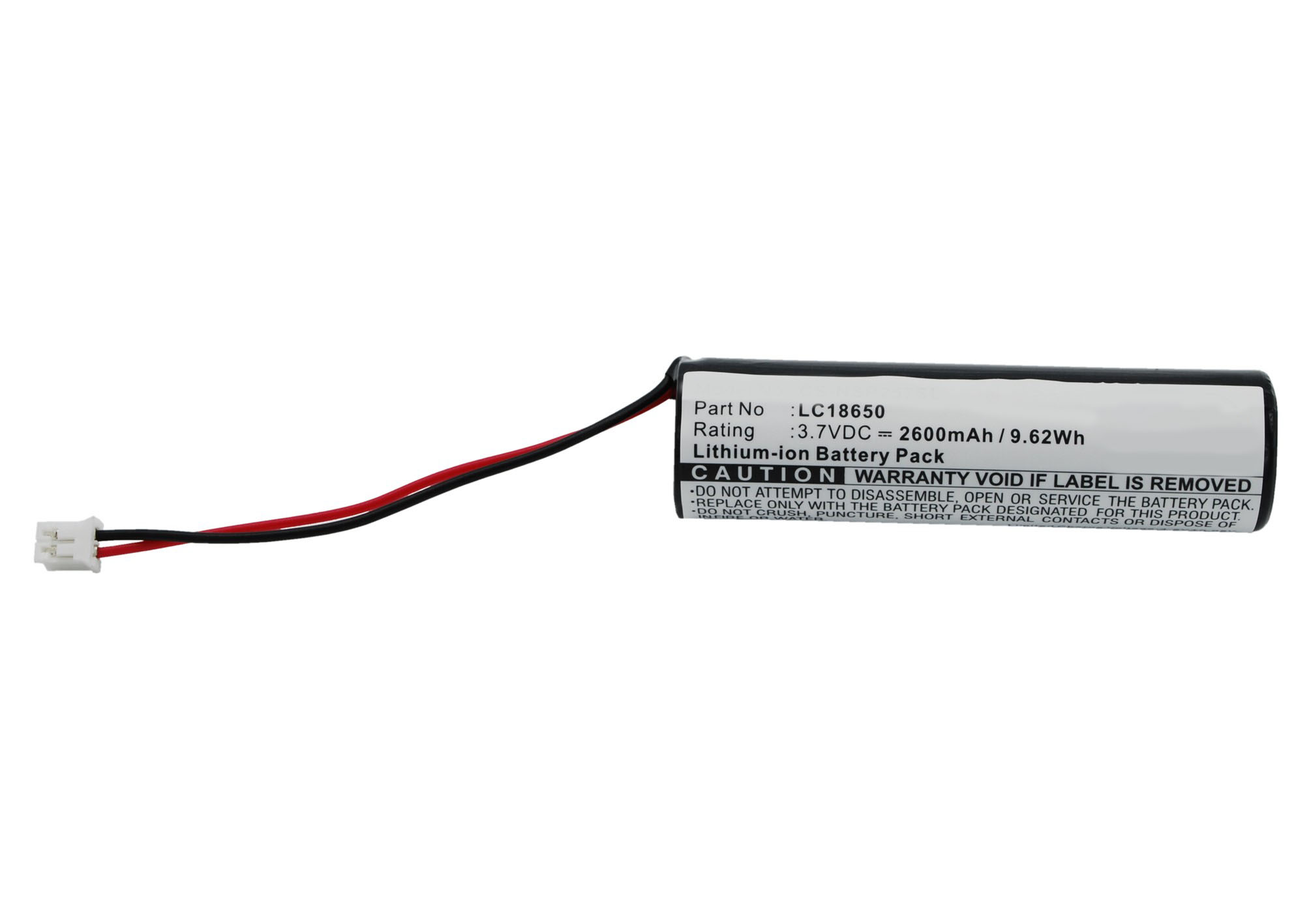 Synergy Digital Battery Compatible With NVIDIA LC18650 Remote Control Battery - (Li-Ion, 3.7V, 2600 mAh)