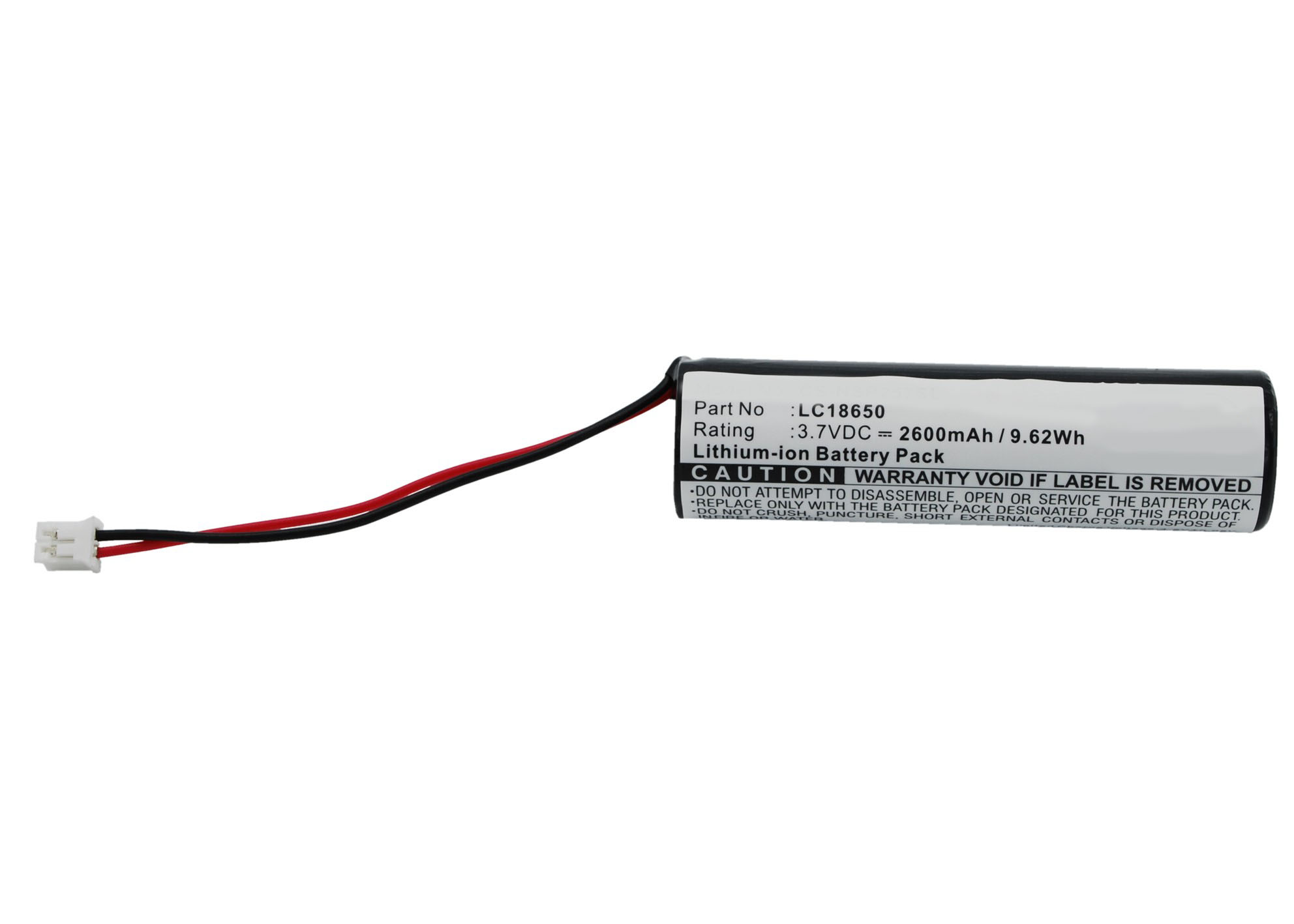 Synergy Digital Remote Control Battery, Compatible with NVIDIA LC18650 Remote Control Battery (Li-ion, 3.7V, 2600mAh)