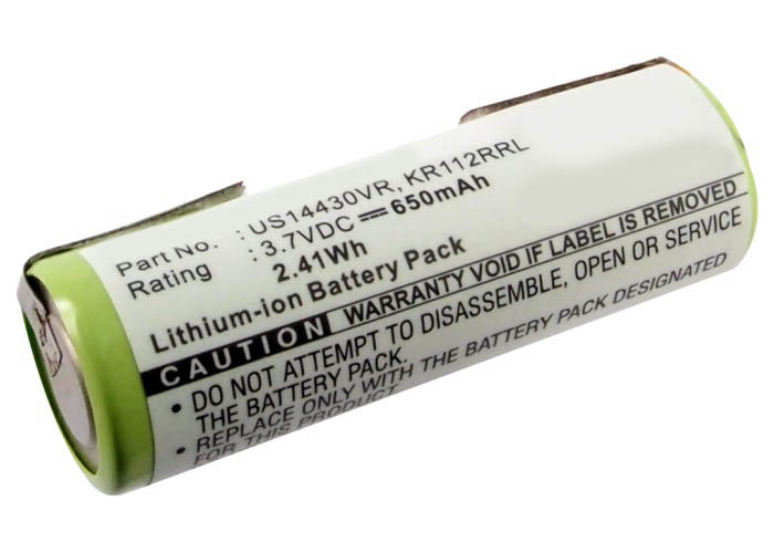 Synergy Digital Battery Compatible With Philips KR112RRL Shaver Battery - (Li-Ion, 3.7V, 650 mAh)