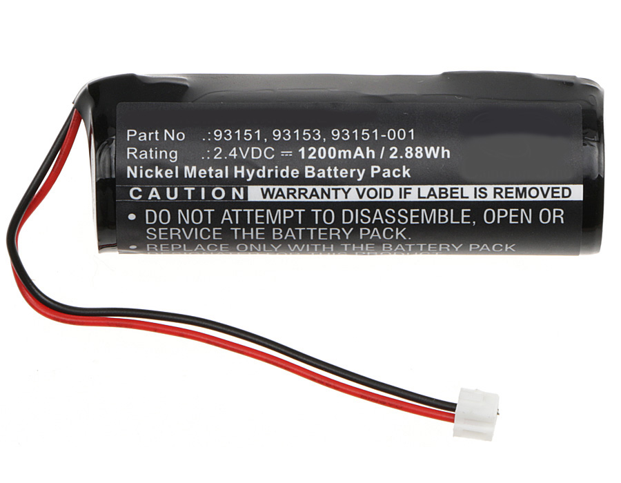 Synergy Digital Shaver Battery, Compatible with Wahl 93151 Shaver Battery (Ni-MH, 2.4V, 1200mAh)