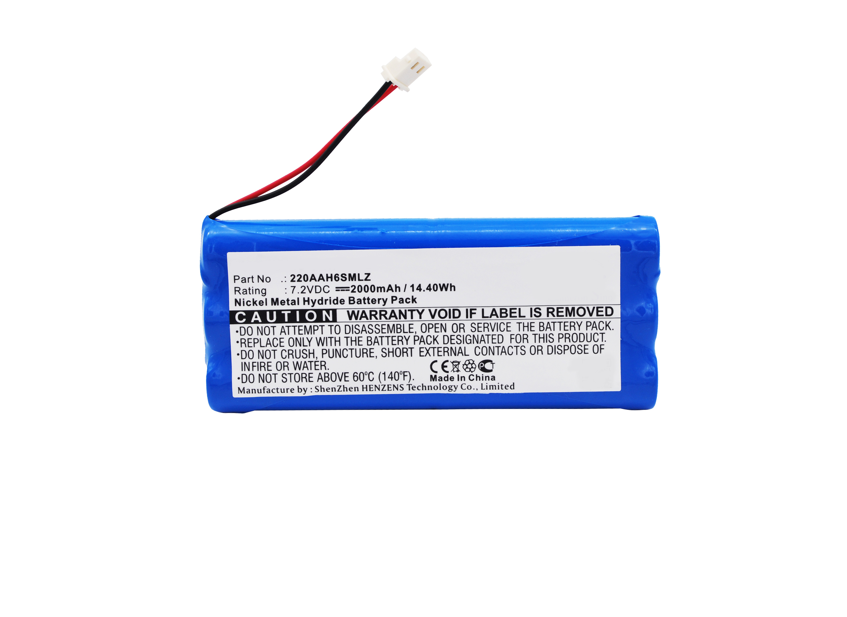 Synergy Digital Battery Compatible With ClearOne 220AAH6SMLZ Bluetooth Speaker Battery - (Ni-MH, 7.2V, 2000 mAh)