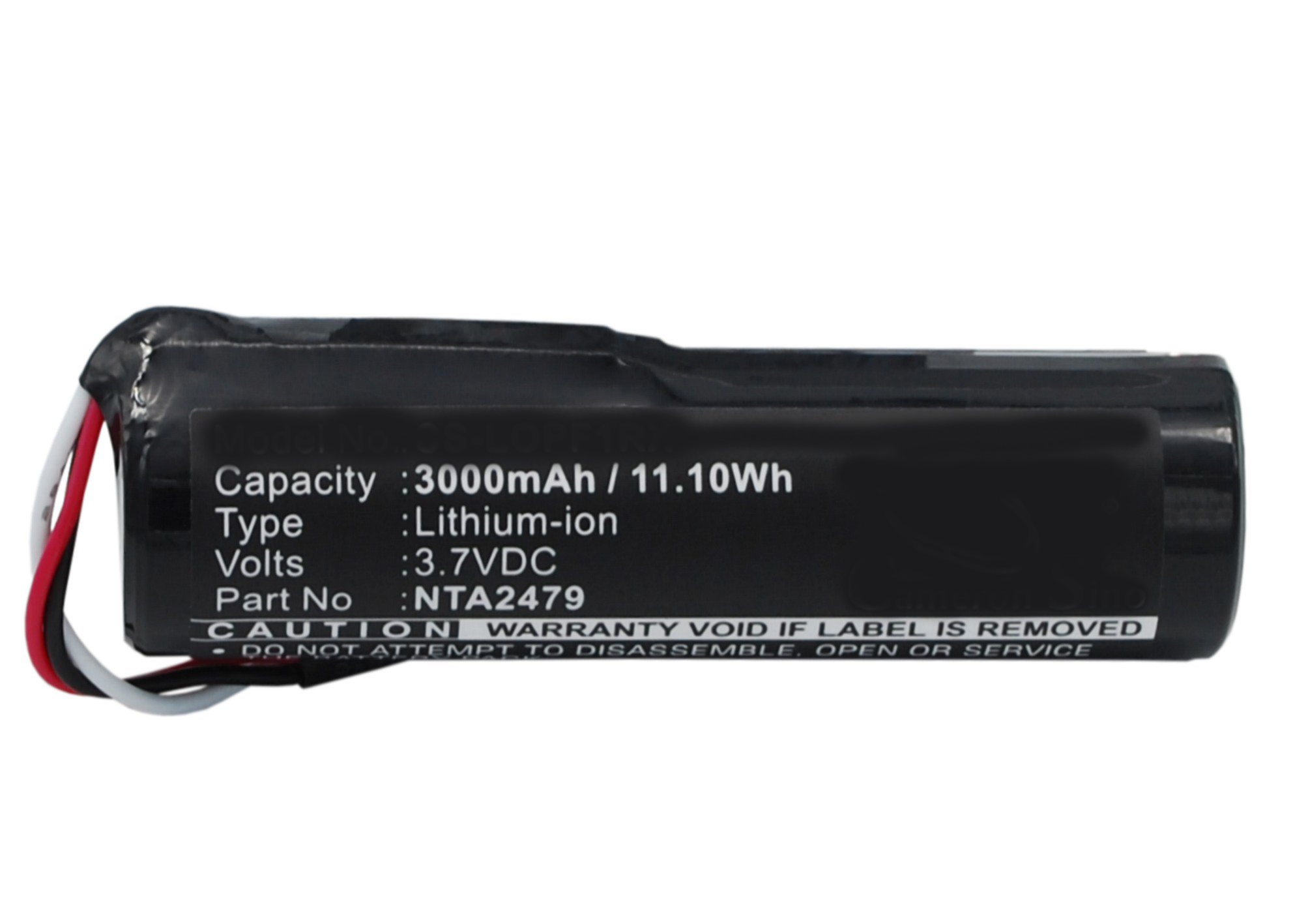 Synergy Digital Speaker Battery, Compatible with Logitech NTA2479 Speaker Battery (Li-ion, 3.7V, 3000mAh)