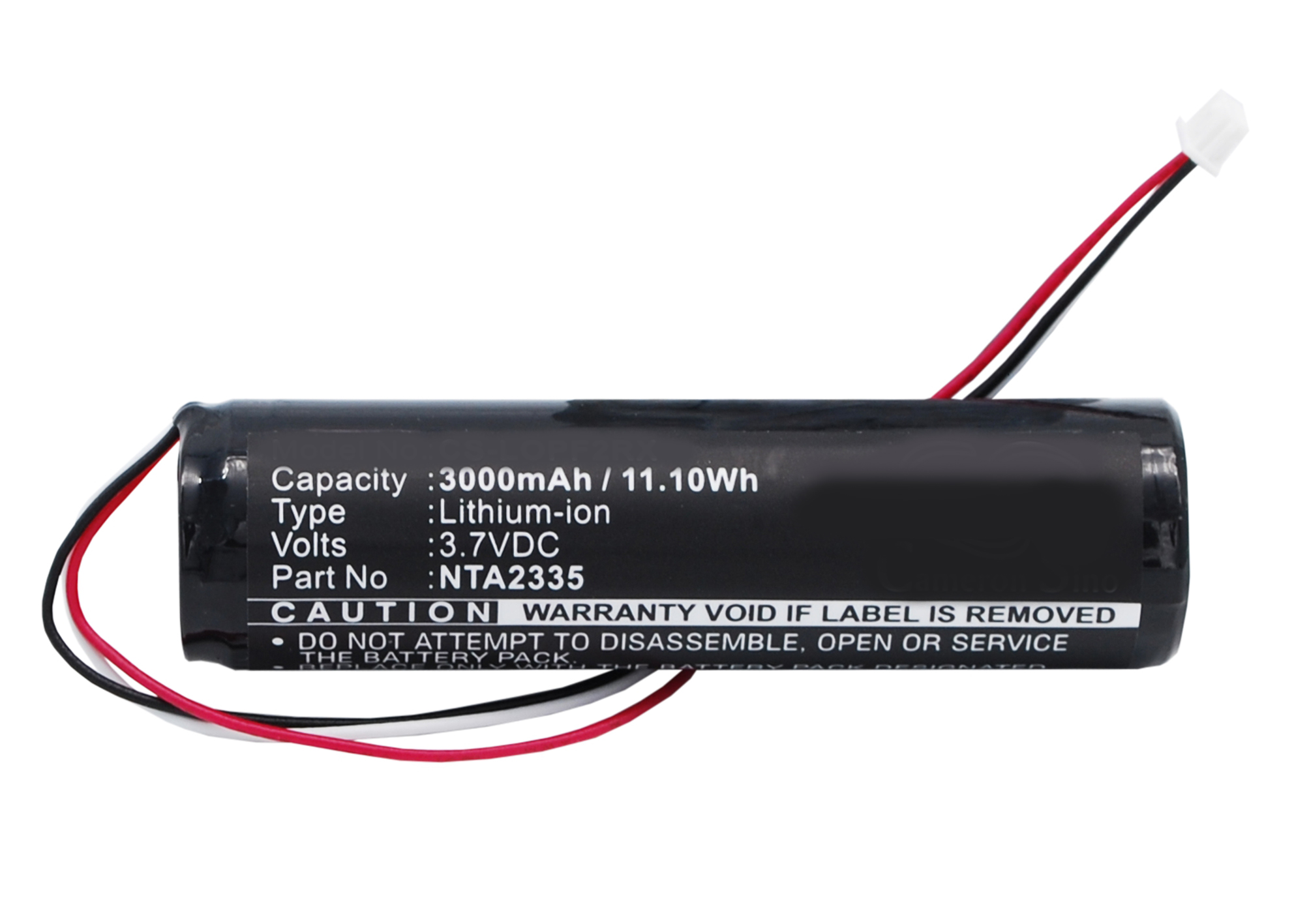 Synergy Digital Speaker Battery, Compatible with Logitech NTA2335 Speaker Battery (Li-ion, 3.7V, 3000mAh)