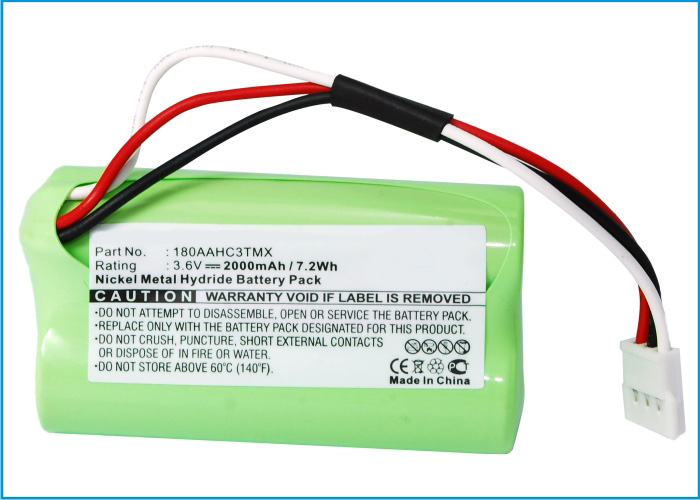 Synergy Digital Speaker Battery, Compatible with Logitech 180AAHC3TMX Speaker Battery (Ni-MH, 3.6V, 2000mAh)