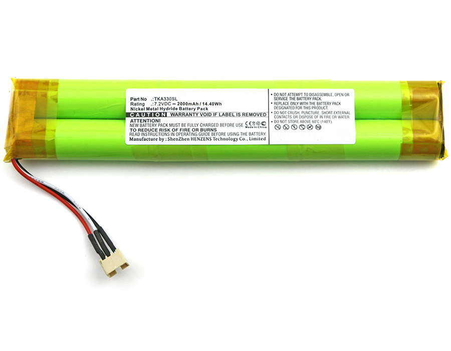 Synergy Digital Speaker Battery, Compatible with TDK Life On Record A33 Speaker Battery (Ni-MH, 7.2V, 2000mAh)