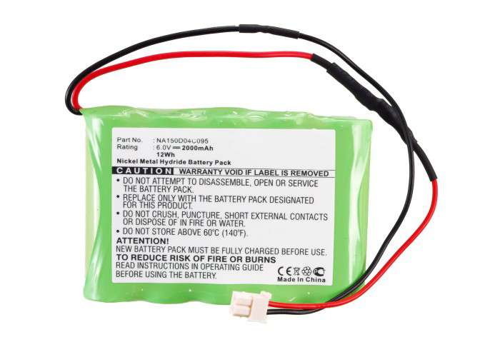 Synergy Digital Equipment Battery, Compatible with Snap NA150D04C095 Equipment Battery (Ni-MH, 6V, 2000mAh)