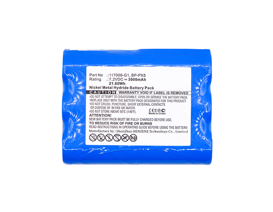Synergy Digital Equipment Battery, Compatible with Dranetz BP-PX5 Equipment Battery (Ni-MH, 7.2V, 3000mAh)