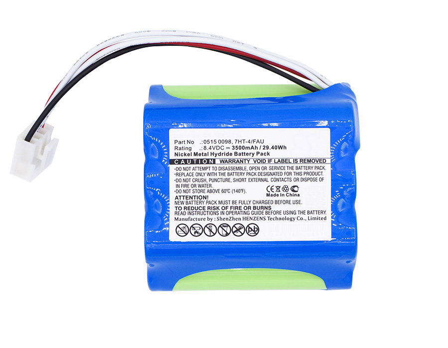 Synergy Digital Equipment Battery, Compatible with Testo 0515 0098 Equipment Battery (Ni-MH, 8.4V, 3500mAh)