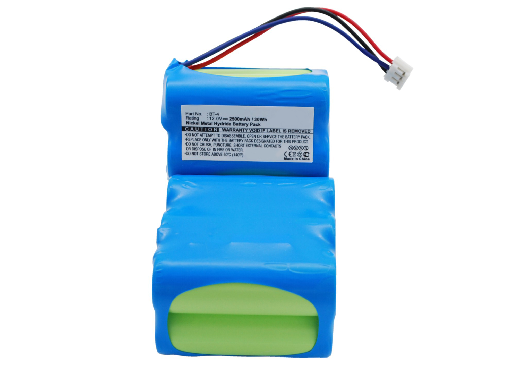 Synergy Digital Equipment Battery, Compatible with Topcon BT-4 Equipment Battery (Ni-MH, 12V, 2500mAh)