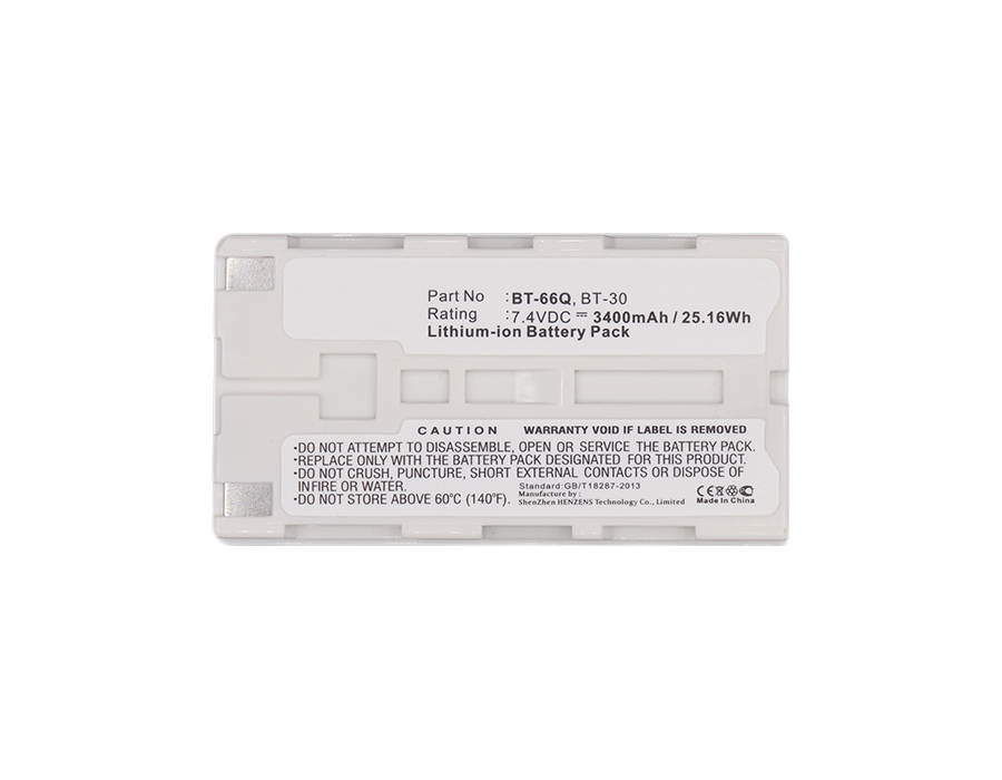 Synergy Digital Equipment Battery, Compatible with Topcon BT-30 Equipment Battery (Li-ion, 7.4V, 3400mAh)
