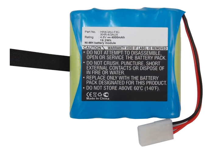 Synergy Digital Equipment Battery, Compatible with Trimble HR4/3AU-F4C Equipment Battery (Ni-MH, 4.8V, 4000mAh)