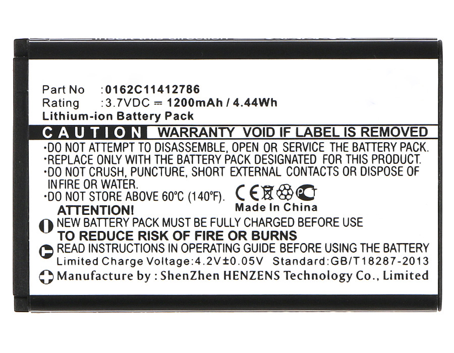 Synergy Digital Battery Compatible With MX Pro 0162C11412786 Replacement Battery - (Li-Ion, 3.7V, 1200 mAh)
