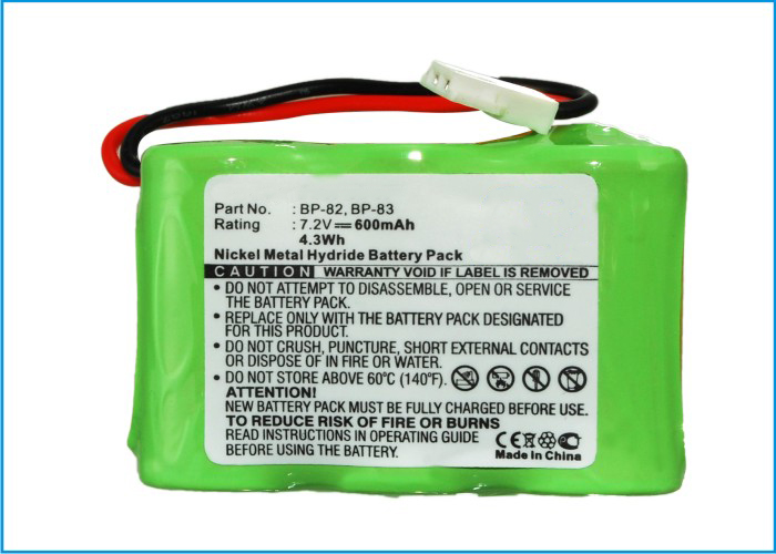 Synergy Digital 2-Way Radio Battery, Compatible with ICOM BP-82 2-Way Radio Battery (Ni-MH, 7.2V, 600mAh)
