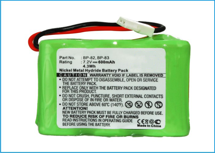 Synergy Digital 2-Way Radio Battery, Compatible with ICOM BP-82 2-Way Radio Battery (Ni-MH, 7.2V, 600mAh)