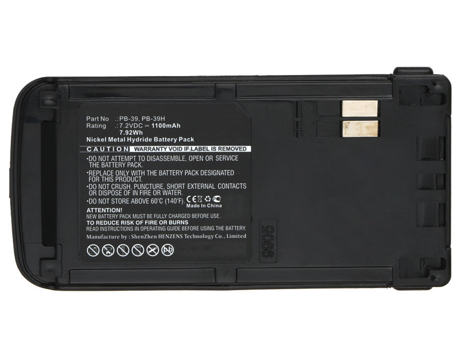 Synergy Digital 2-Way Radio Battery, Compatible with KENWOOD PB-38 2-Way Radio Battery (Ni-MH, 7.2V, 1100mAh)