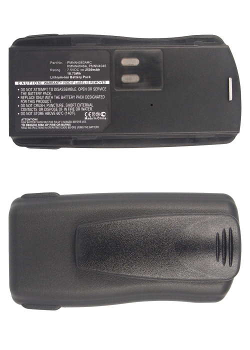 Synergy Digital 2-Way Radio Battery, Compatible with Motorola PMNN4046 2-Way Radio Battery (Li-ion, 7.5V, 2500mAh)