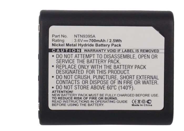 Synergy Digital 2-Way Radio Battery, Compatible with Motorola NTN9395A 2-Way Radio Battery (Ni-MH, 3.6V, 700mAh)